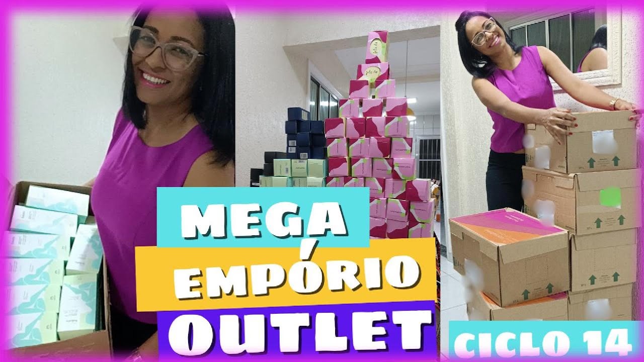 APRESENTO A VOCÊS a MINHA MEGA ABERTURA DE CAIXA NATURA CICLO 14 OUTLET EMPÓRIO - É MUITA FELICIDADE
