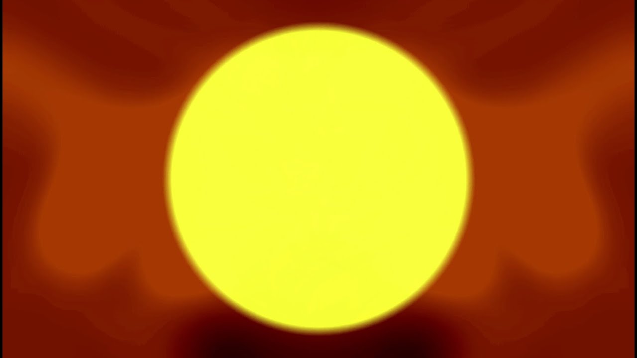 Egyptian Gold Color Dark Gradient Flaming Light Sphere Mood Light