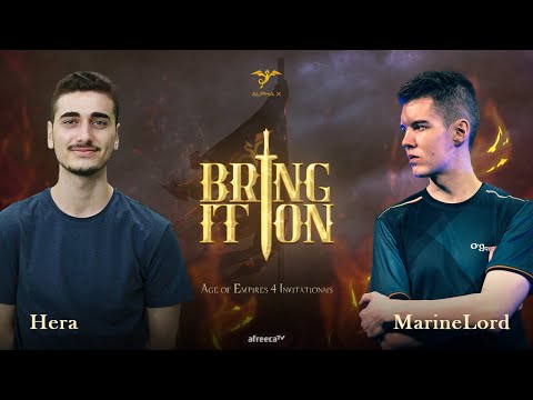 Age of Empires 4 - HERA (AoE4 Pro) vs MARINELORD (StarCraft 2 Pro)! - Bring it on 1 | Bo5 Finals
