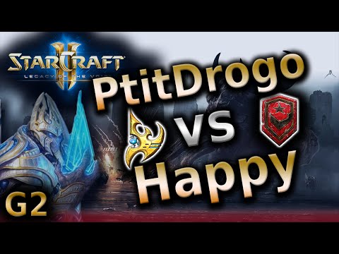 SC2 - LotV - Happy (T) vs PtitDrogo (P) - G2 - Pro tournament