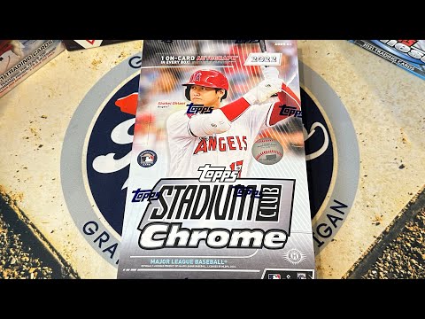2022 Stadium Club Chrome Hobby Box! Color! Auto!