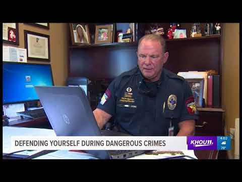 How should you defend yourself during a home invasion?