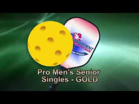 2019 Tournament of Champions Senior Men's Singles Pro Gold Medal Match