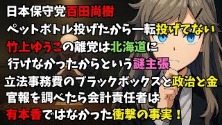 【日本保守党】百田尚樹の謎主張と立法事務費とは？官報を調べたら会計責任者は有本香ではなかった！