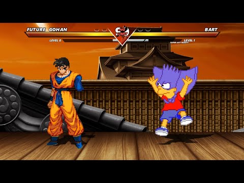 FUTURE GOHAN vs BART SIMPSON - The most epic fight ever made❗🔥