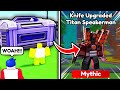 🤯 I GOT KNIFE UPGRADED TITAN SPEAKERMAN FROM NEW CRATE 😱 - Toilet Tower Defense | EP 73 PART 2