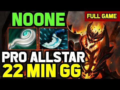 OMG! No[o]ne ABSOLUTE BEAST MODE Sf mid vs V-Tune Invoker ft. Miracle Phantom Lancer