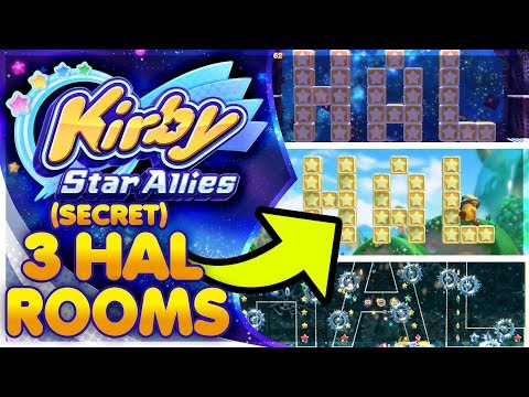 ALL 3 Secret HAL Rooms In Kirby Star Allies & How To Find Them! [Easter Egg]