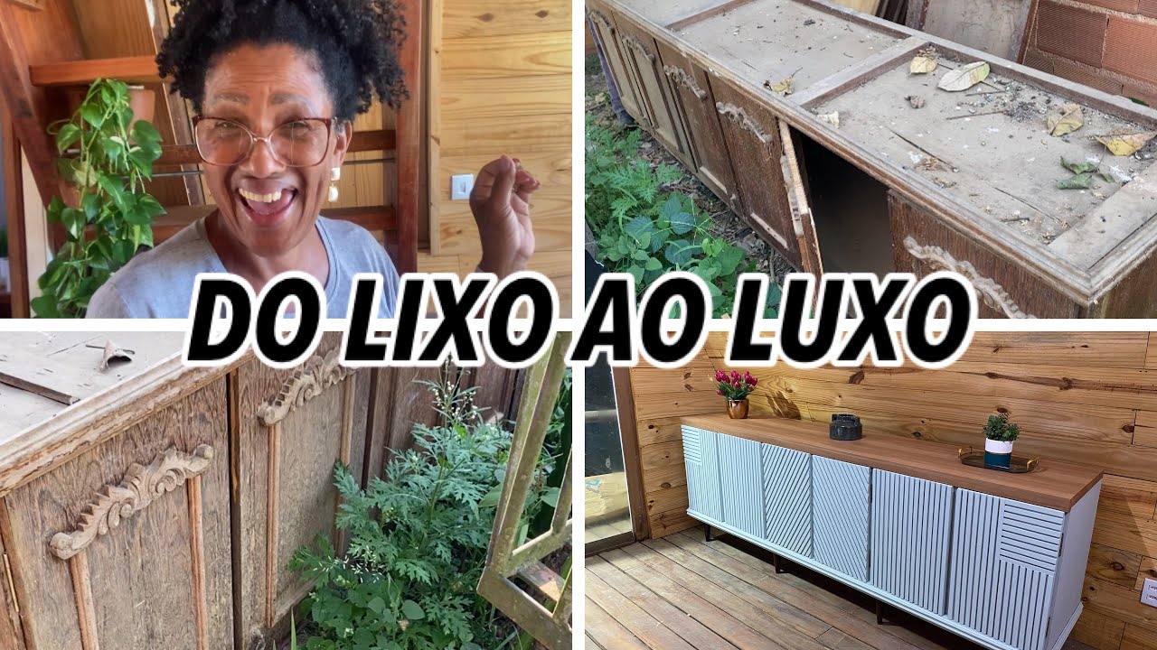 LITERALMENTE DO LIXO AO LUXO /NUNCA MAIS JOGUE FORA SEM ANTES TENTA RECUPERAR🥰