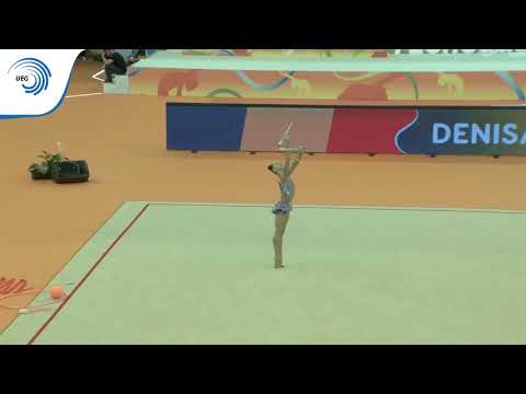 Denisa MAILAT (ROU) - 2018 Rhythmic Europeans, all around final clubs