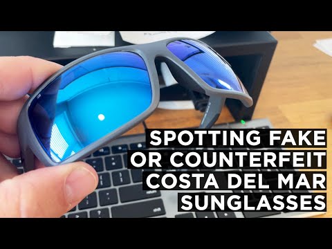 Spotting Fake Costa Del Mar Reefton sunglasses bought from Amazon