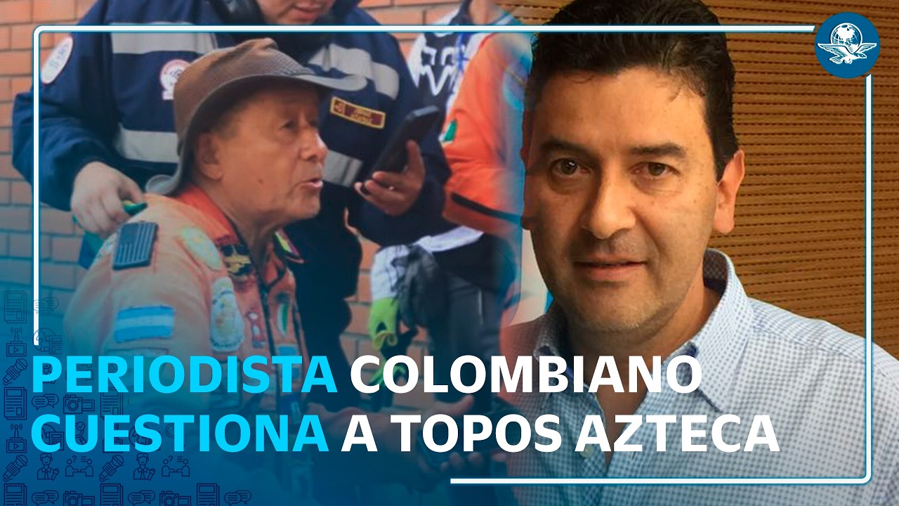 Topos Azteca chocan con periodista colombiano tras polémica por su llegada a Cali