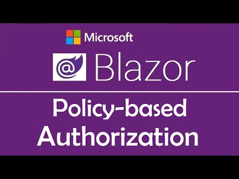Blazor Tutorial Policy based Authorization EP19