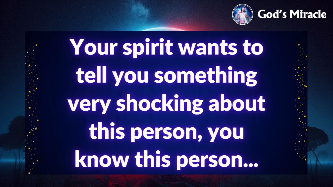 💌 Your spirit wants to tell you something very shocking about this person, you know this person...