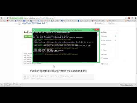 Java Tutorial Lesson 2 Using Git