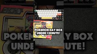 Pokemon Day Box Under 1 Minute. #pokemonchannel #pokemonunboxing #pokemonpulls