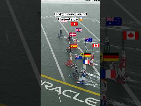 France SENDING IT at the start of Race 3 🤯 #SailGPGrandFinal #sailing