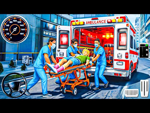911 Emergency City Rescue Van Driver 3D | Real US Ambulance Rescue Simulator - Android Gameplay