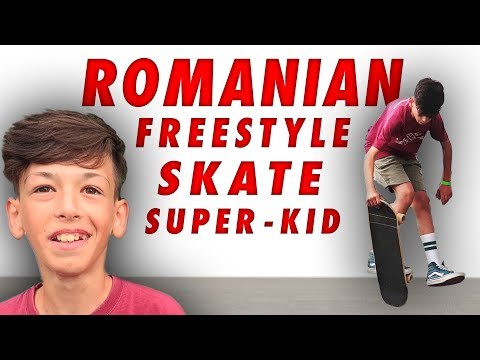 Skating with Romanian Freestyle Super-Kid Daniel Popescu