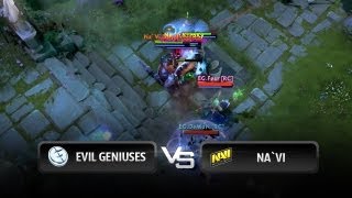 Evil Geniuses deadly combo vs Na`Vi @  RaidCall D2L Season 3