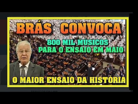 BRÁS CONVOCA 800 MIL MUSICOS PARA O ENSAIO DE MAIO EM CIRCULAR 99 = MEUS DEUS VAI SER LINDO! (16-05)