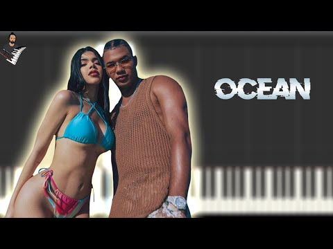 Boza, Kenia OS - Ocean | Instrumental Piano Tutorial / Partitura / Karaoke / MIDI