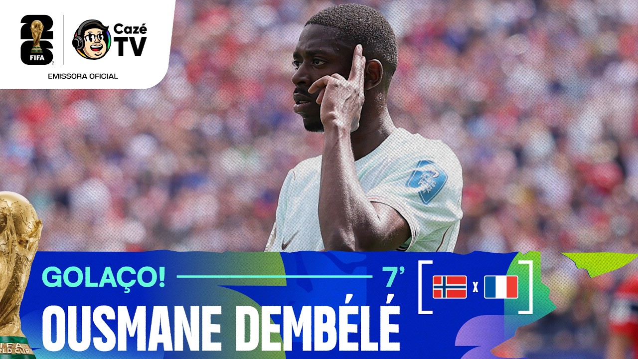 GOLAÇO!!! MBAPPÉ ACHA LANÇAMENTO MARAVILHOSO E DEMBELÉ COMPLETA A PINTURA COM UM CHUTAÇO