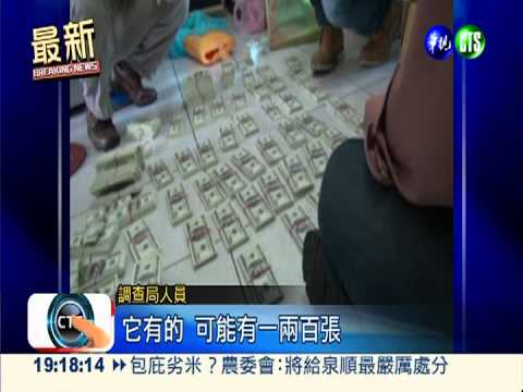 騙過驗鈔機! 破獲精密假美鈔工廠