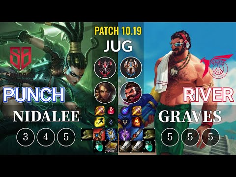 SB Punch Nidalee vs TLN River Graves Jungle - KR Patch 10.19