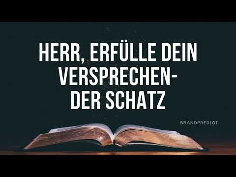 Herr, erfülle dein Versprechen Der Schatz | Matthias Brandtner | #brandpredigt