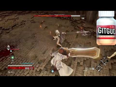code vein how to beat the attendant of the relics ((super easy))