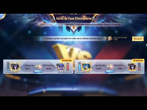 🔴SEMI FINAL  CAMPEONATO JAMIEL SERA QUE IGORBLOOD SUPERA A MANDINGA - Saint Seiya : Awakening