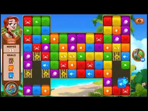 Lost Island Blast Adventure Level 1884 - NO BOOSTERS 🏝️ | SKILLGAMING ✔️