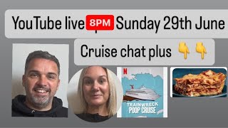 YouTube live!! Poop cruise and cruise chat with the 4bs