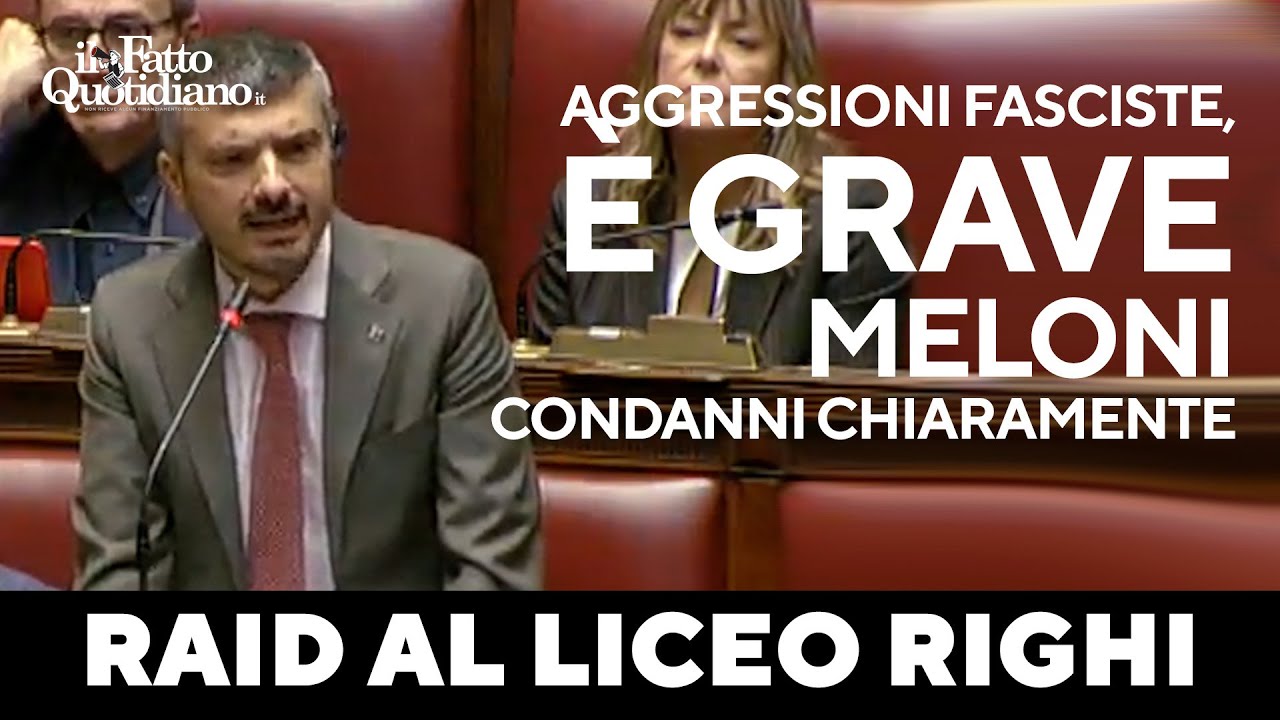 Raid fascisti al liceo Righi, Casu: "Fatti gravi, Meloni condanni chiaramente"