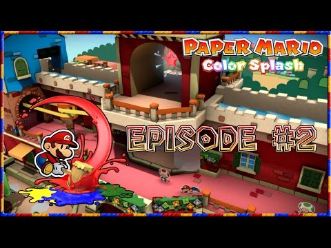 Paper Mario: Color Splash - Exploring Port Prisma, Paint Star Obstacles - Episode 2