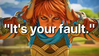 I'm sick of being blamed for failed game