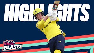 Hampshire ends Sussex winning streak | Hampshire vs. Sussex - Highlights | Vitality Blast 2022