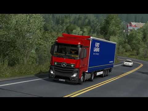 ETS2 Mercedes Actros MP4 1842 Otta - Trondheim