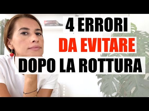 4 ERRORI DA EVITARE DOPO "LO SCARTO". COME GESTIRE L'EMOTIVITÀ NELLA FASE SUBITO DOPO LA ROTTURA.