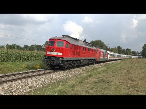 Umleiter bei Walpertskirchen - EC mit Dieselvorspann