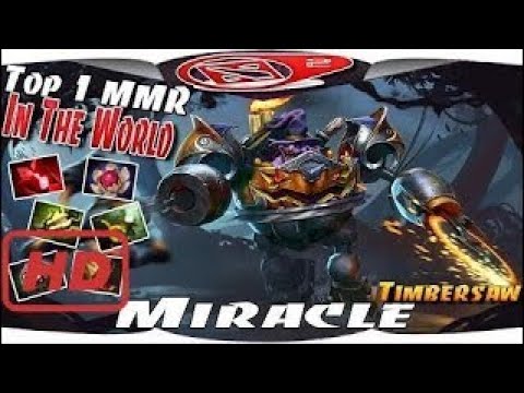 DOTA 2 PRO 2017 | Miracle- [Timbersaw] Top 1 MMR In The World Ranked Gameplay - Dota 2
