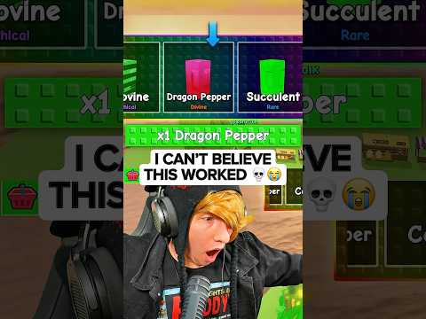 KreekCraft Gets Rainbow Dragon Pepper in Grow a Garden