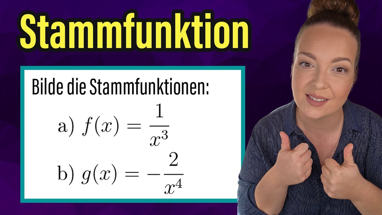 Stammfunktion von Bruchfunktionen  (Potenzschreibweise-Trick) by einfach mathe!