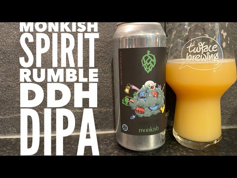Monkish Spirit Rumble DDH DIPA By Monkish Brewing Company | American Craft Beer Review