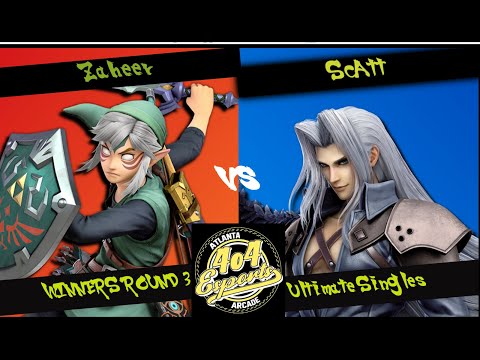 SSBU - 4o4 Smash Night 9 - Zaheer (Link) vs MVG| ScAtt (Sephiroth) - Winners Round 3