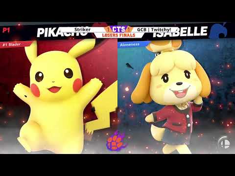 Clocktower Smash 123 - LF - Striker (Pikachu) vs. GCB | Twitchy! (Inkling, Isabelle, Sora) - SSBU