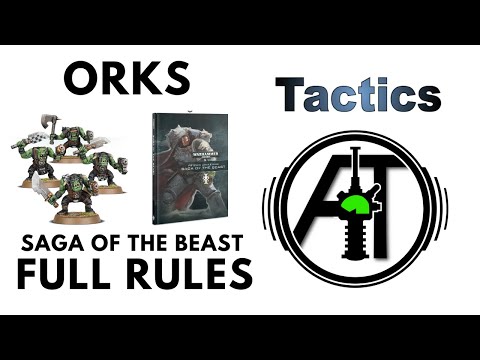 Orks Saga of the beast Full Rules, Review + Tactic - Psychic Awakening- Kustom jobs, Specialist Mobs
