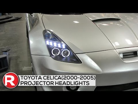 DIY Install + Demo: Spec-D Projector Headlights Toyota Celica 00-05 Dual Halo w/ LED - Black/Chrome