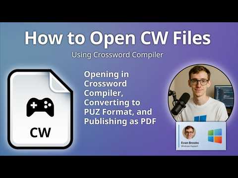 Document File Format Crossword